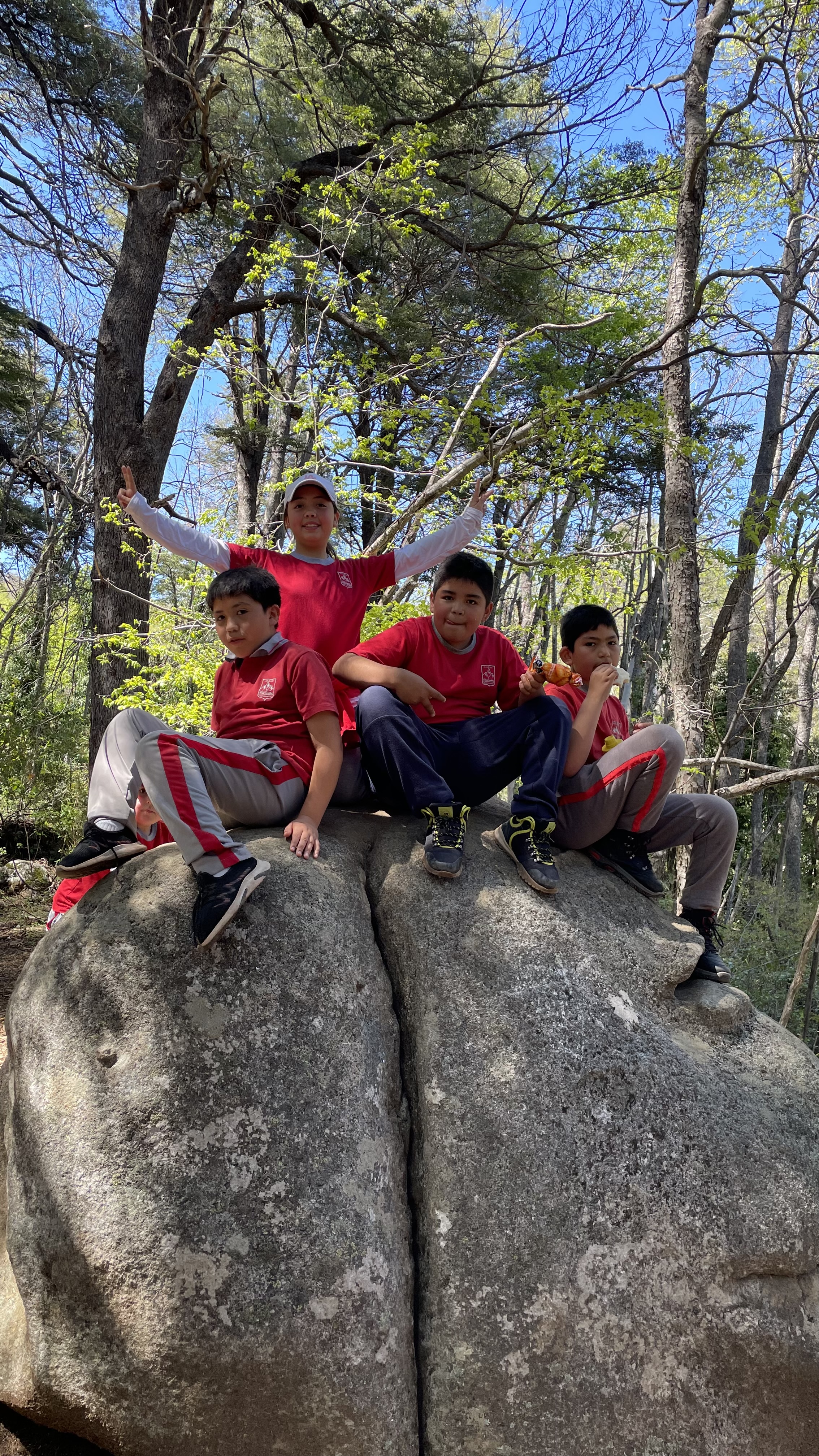 Exitoso Trekking de Quinto Básico en un Día Soleado